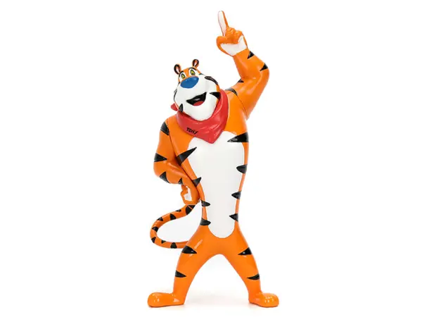 2017 Ford F-150 Raptor Pickup Truck "Frosted Flakes" Orange with Graphics and Tony the Tiger Diecast Figure "Hollywood Rides" Series 1/24 Diecast Model Car by Jada #5