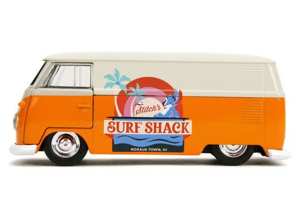1961 Volkswagen Bus "Stitch's Surf Shack" Orange and Gray "Disney's Stitch" "Hollywood Rides" Series 1/32 Diecast Model Car by Jada #3