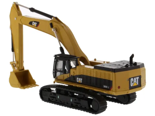CAT Caterpillar 385C L Hydraulic Excavator Yellow "Play & Collect!" Series 1/64 Diecast Model by Diecast Masters #3