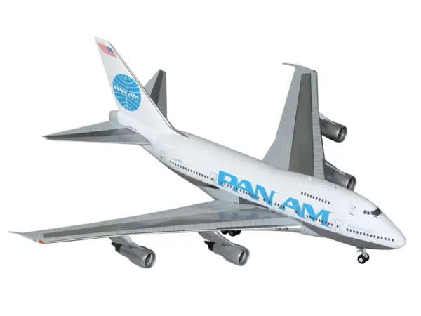 Boeing 747SP Commercial Aircraft "Pan American Airways" (N531PA) White with Blue Tail Graphics "Gemini 200" Series 1/200 Diecast Model Airplane by GeminiJets #2