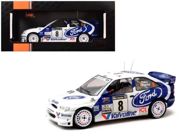 Ford Escort WRC #8 Bruno Thiry - Stephane Prevot 3rd Place "RAC Rally" (1998) 1/18 Diecast Model Car by IXO Models #1