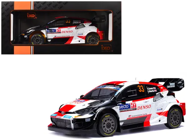 Toyota GR Yaris Rally1 Hybrid #33 Elfyn Evans - Scott Martin Winner "Rally Finland" (2023) 1/18 Diecast Model Car by IXO Models #1