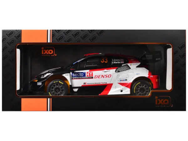 Toyota GR Yaris Rally1 Hybrid #33 Elfyn Evans - Scott Martin Winner "Rally Finland" (2023) 1/18 Diecast Model Car by IXO Models #3