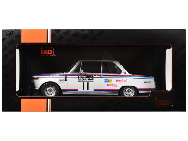 BMW 2002 #11 Achim Warmbold - Jean Todt "RAC Rally" (1973) 1/18 Diecast Model Car by IXO Models #3