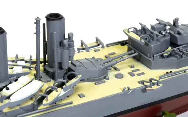 Level 3 Model Kit HMS Iron Duke Frigate "Vintage Classics" Series 1/600 Plastic Model Kit by Airfix #4