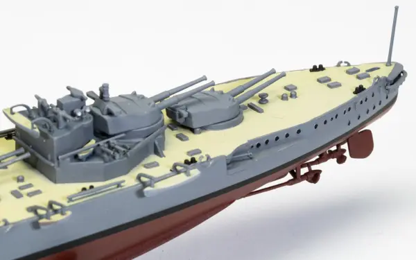 Level 3 Model Kit HMS Iron Duke Frigate "Vintage Classics" Series 1/600 Plastic Model Kit by Airfix #5
