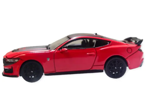 2024 Ford Mustang Dark Horse "Indiana" Red with Black Hood and Top "2025 Greenlight Waltersons Collector's Expo Exclusive" 1/64 Diecast Model Car by Greenlight #2