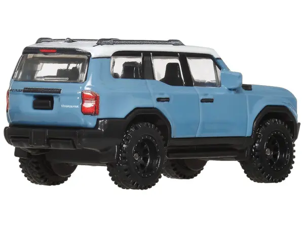 2024 Toyota Land Cruiser Blue with White Top "HW Off Road" Series Diecast Model Car by Hot Wheels #3