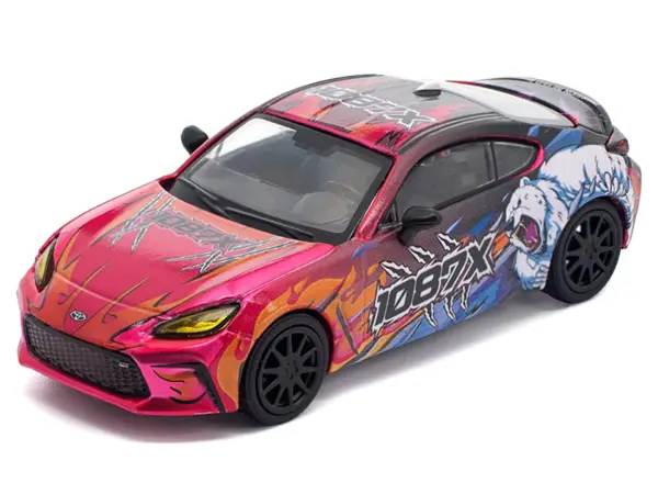 Toyota GR86 #823 1087X "Toyota GR86 Cup" (2025) 1/64 Diecast Model Car by Pop Race #2
