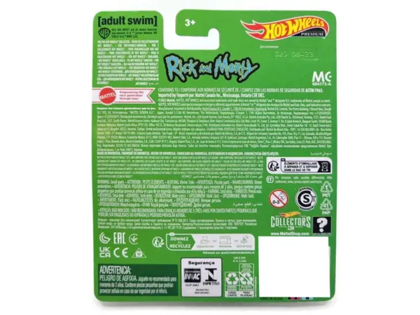 Rick's Ship Silver "Rick and Morty" (2013-Current) TV Series "Pop Culture" Series Diecast Model Car by Hot Wheels #2