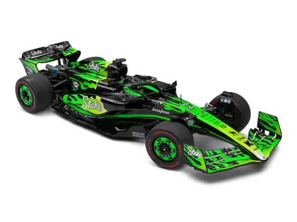 Kick Sauber C44 #77 Valtteri Bottas "Stake F1 Team Kick Sauber" Formula One F1 "Las Vegas GP" (2024) "Competition" Series 1/18 Diecast Model Car by Solido #2