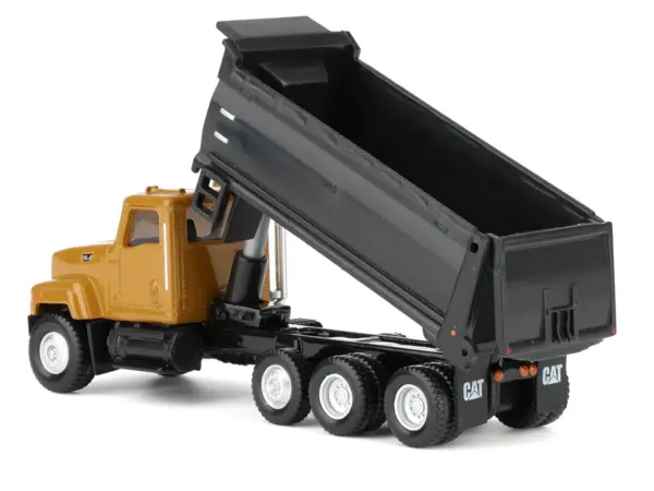 CAT Caterpillar CT681 Dump Truck Yellow 1/87 (HO) Diecast Model by Diecast Masters #4