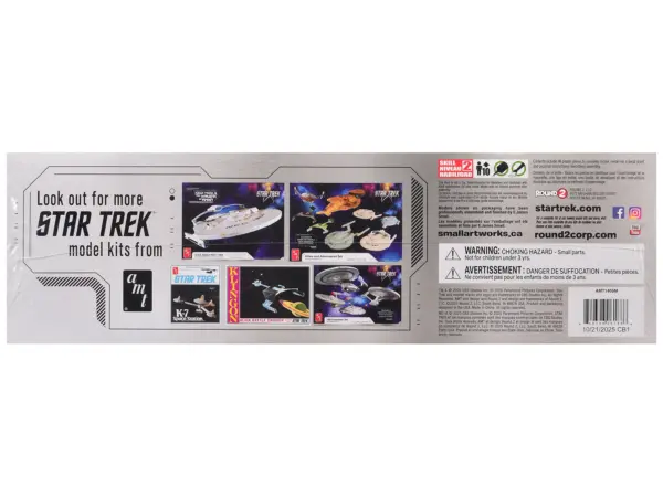 Skill 2 Model Kit U.S.S. Enterprise NCC-1701-E Space Ship "Star Trek: First Contact" (1996) Movie 1/1400 Scale Model by AMT #3