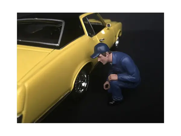 Mechanic Juan with Lug Wrench Figurine for 1/24 Scale Models by American Diorama #3