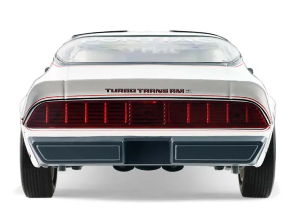 1980 Pontiac Firebird Trans Am T/A "Official Pace Car 58th Annual Pikes Peak Auto Hill Climb" White with Gray Top and Hood Graphics with White Interior 1/24 Diecast Model Car by Greenlight #5