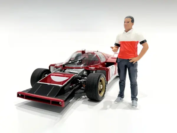 "Race Crew" Figure #4 for 1/24 Scale Models by American Diorama #1