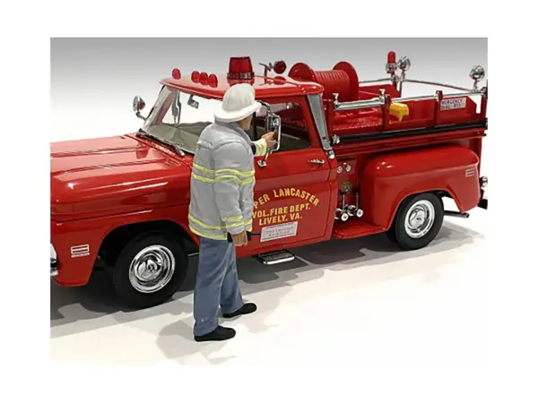 "Firefighters" Fire Captain Figure for 1/18 Scale Models by American Diorama #3
