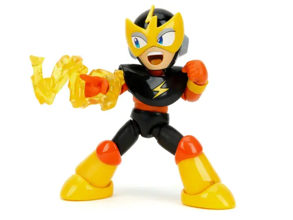 Elec Man 4.5" Moveable Figure with Accessories and Alternate Head and Hands "Mega Man" (1987) Video Game Model by Jada #3