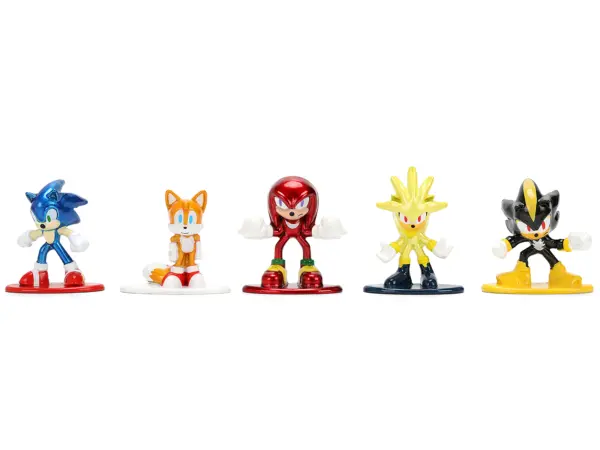 Set of 12 Diecast Figures "Sonic The Hedgehog" Video Games "Nano Metalfigs" Series Diecast Models by Jada #3