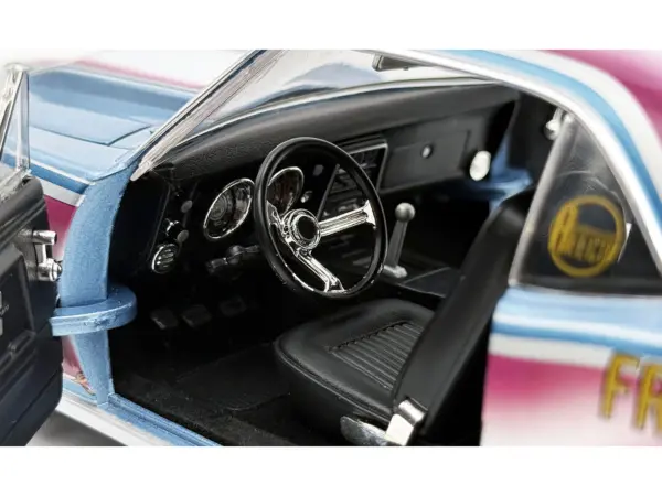 1967 Chevrolet Camaro "Mr. Bardahl Drag Car" Blue Metallic with Red and White Graphics Limited Edition to 312 pieces Worldwide 1/18 Diecast Model Car by ACME #3
