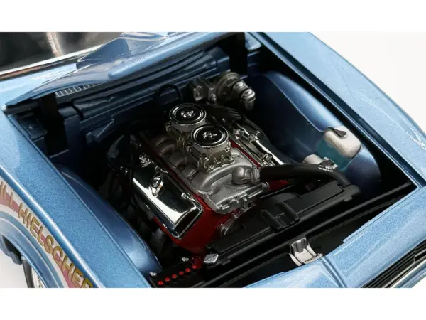 1967 Chevrolet Camaro "Mr. Bardahl Drag Car" Blue Metallic with Red and White Graphics Limited Edition to 312 pieces Worldwide 1/18 Diecast Model Car by ACME #4