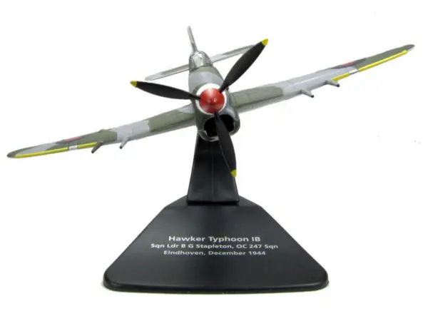 Hawker Typhoon Mk.IB Fighter-Bomber Aircraft "MP126 No.247 Squadron Gerald Stapleton RAF Eindhoven Holland" (1944) Royal Air Force "Oxford Aviation" Series 1/72 Diecast Model Airplane by Oxford Diecast #5