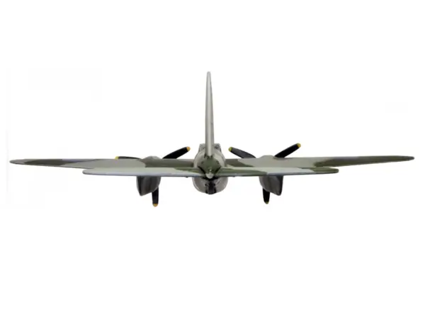 De Havilland Mosquito NF MKII Aircraft "Wing Commander Peter G. Wykeham-Barnes No. 23 Squadron Luqa Malta" (1943) Royal Air Force "Oxford Aviation" Series 1/72 Diecast Model Airplane by Oxford Diecast #5