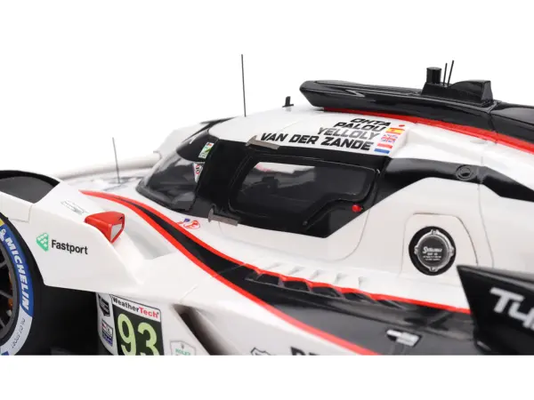 Acura ARX-06 GTP #93 Kakunoshin Ohta - Alex Palou - Renger van der Zande - Nick Yelloly "Acura Meyer Shank Racing with Curb-Agajanian" "24 Hours of Daytona" (2025) 1/18 Model Car by Top Speed #2