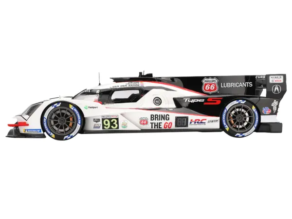 Acura ARX-06 GTP #93 Kakunoshin Ohta - Alex Palou - Renger van der Zande - Nick Yelloly "Acura Meyer Shank Racing with Curb-Agajanian" "24 Hours of Daytona" (2025) 1/18 Model Car by Top Speed #3