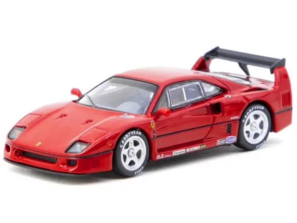 Ferrari F40 Red "Road64" Series 1/64 Diecast Model Car by Tarmac Works #2