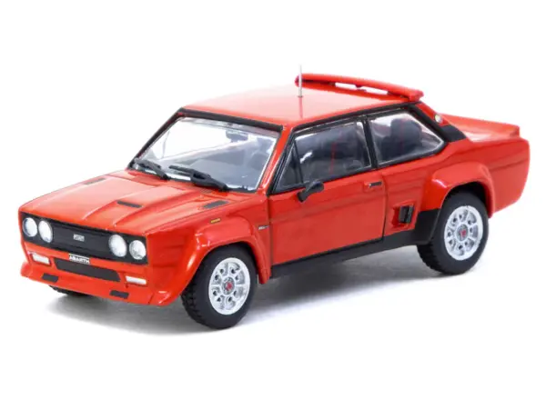 Fiat 131 Abarth Rally Stradale Red "Road64" Series 1/64 Diecast Model Car by Tarmac Works #2