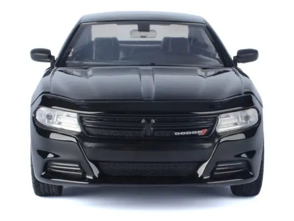 2023 Dodge Charger Pursuit Police Car Black "Custom Builder's Kit - Law Enforcement and Public Service" Series 1/24 Diecast Model Car by Motormax #3