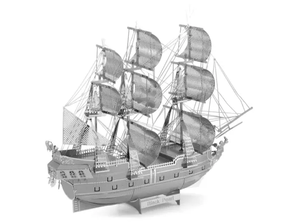 Model Kit Black Pearl Ship (Challenging Difficulty) Steel Model by Metal Earth #2
