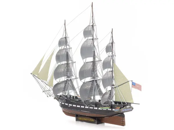 Model Kit USS Constitution Warship (Challenging Difficulty) Steel Model by Metal Earth #2