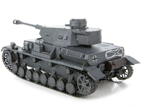 Model Kit German Panzer IV Tank (Challenging Difficulty) Steel Model by Metal Earth #2