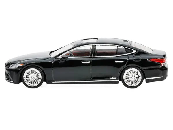 Lexus LS500h Black with Sunroof 1/64 Diecast Model Car by GCD x Enchery #3