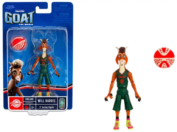 Will Harris 5" Moveable Figure with Basketball (Uniform Version) "Goat" (2026) Movie Model by Jada #1