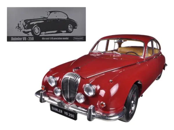 1967 Daimler V8-250 Regency Maroon Limited to 3000pc 1/18 Diecast Model Car by Paragon #1