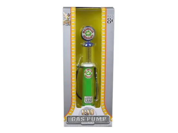 Magnolia Gasoline Vintage Gas Pump Cylinder 1/18 Diecast Replica by Road Signature #1