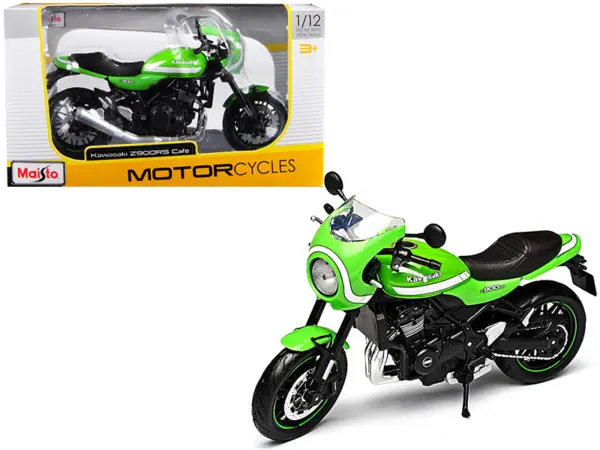 Kawasaki Z900RS Cafe Green 1/12 Diecast Motorcycle Model by Maisto #1