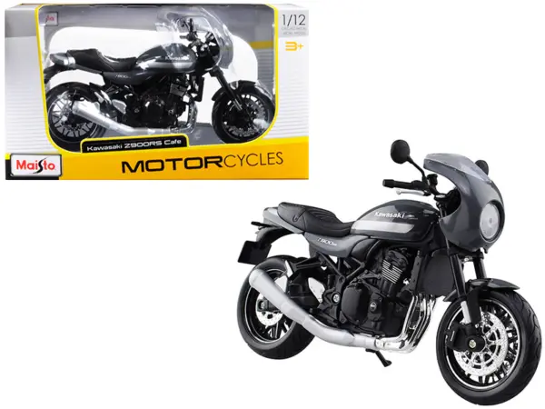 Kawasaki Z900RS Cafe Gray 1/12 Diecast Motorcycle Model by Maisto #1