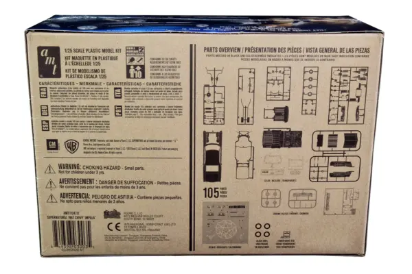 Skill 2 Model Kit 1967 Chevrolet Impala Sport Sedan "Supernatural" (2005) TV Series 1/25 Scale Model by AMT #4