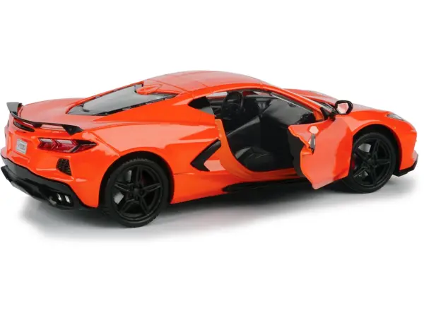 2020 Chevrolet Corvette C8 Stingray Orange "Timeless Legends" 1/24 Diecast Model Car by Motormax #2