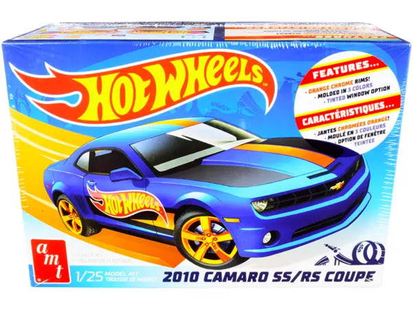 Skill 2 Model Kit 2010 Chevrolet Camaro SS/RS Coupe "Hot Wheels" 1/25 Scale Model by AMT #1