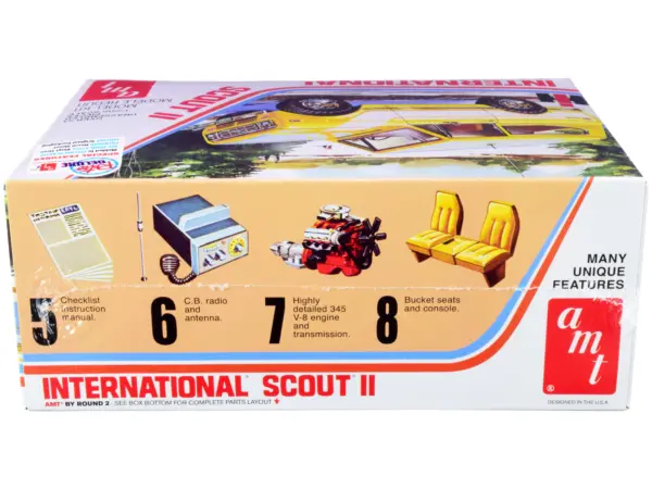 Skill 2 Model Kit IH International Harvester Scout II 1/25 Scale Model by AMT #3