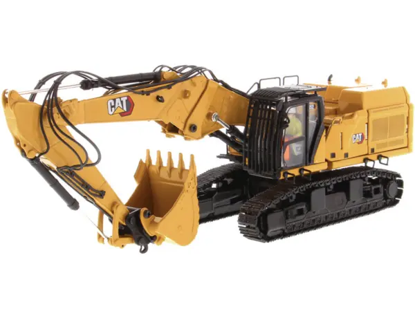 CAT Caterpillar 352 Ultra High Demolition Hydraulic Excavator with Operator and Two Interchangeable Booms "High Line Series" 1/50 Diecast Model by Diecast Masters #2