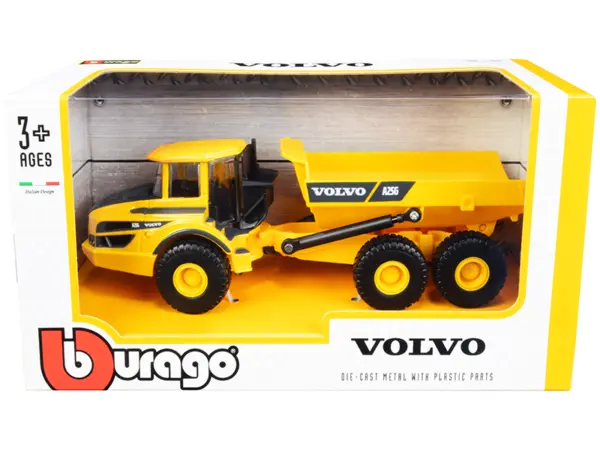 Volvo A25G Articulated Hauler Yellow 1/50 Diecast Model by Bburago #1