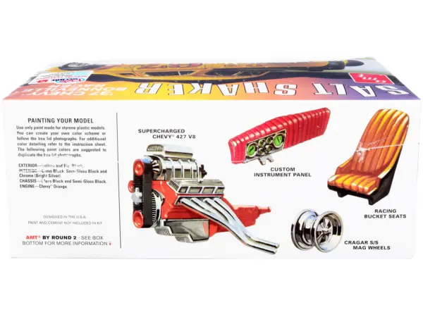 Skill 2 Model Kit 1937 Chevrolet Bonneville Racer "Salt Shaker" 1/25 Scale Model by AMT #2