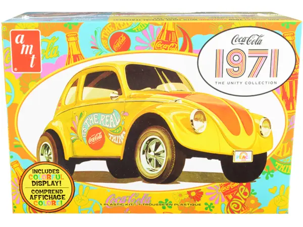Skill 3 Model Kit Volkswagen Superbug Gasser "Coca-Cola" 1971 The Unity Collection 1/25 Scale Model by AMT #1
