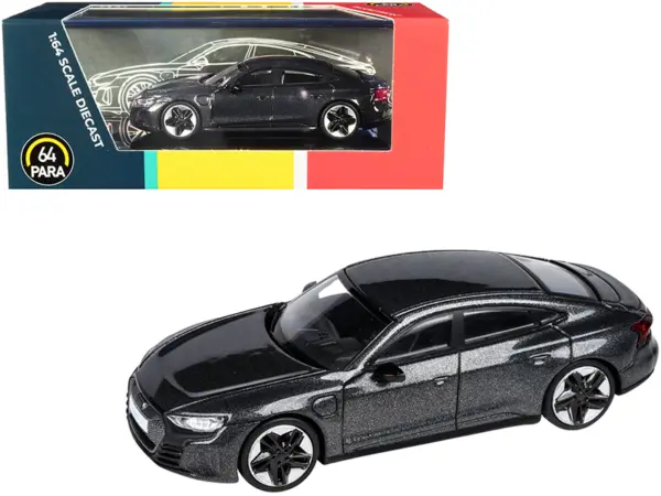 Audi RS e-tron GT Daytona Gray Metallic 1/64 Diecast Model Car by Paragon #1